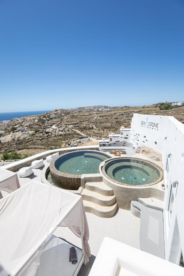 بلاتيس يالوس Sea & Stone Residence Mykonos المظهر الخارجي الصورة